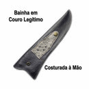 Faca Churrasco Artesanal 8" Campeira Cabo-Cavalo