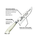 Faca Churrasco Artesanal 8" Eu Sou Do Agro